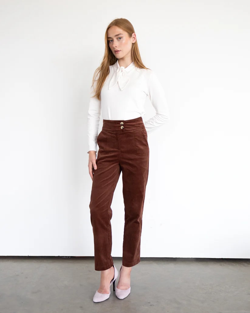 Pantalon Graham noisette par Eve Lavoie