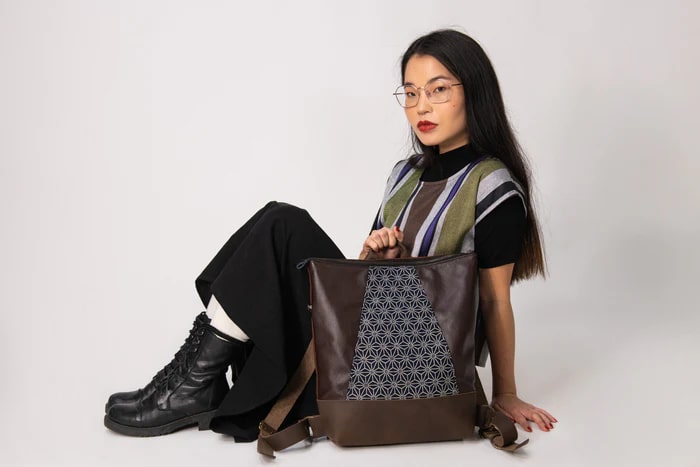 Sac Hobart tissus japonais de Kazak