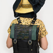 Sac à dos Caïro vert broderie de Kazak