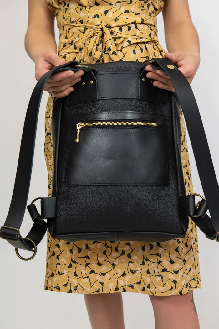 Sac à dos Caïro vert broderie de Kazak