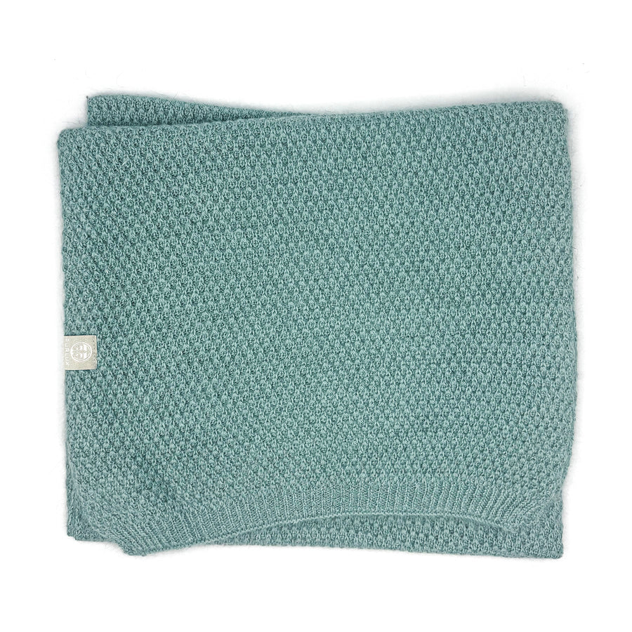 Ensemble tuque foulard turquoise de Furlux