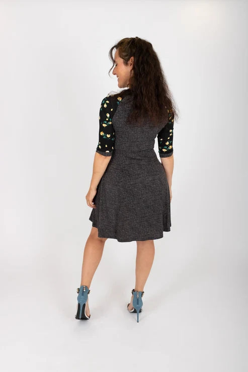 Robe Raphaëlle noire ou bleue de Infime
