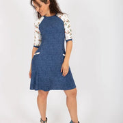 Robe Raphaëlle noire ou bleue de Infime