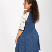 Robe Raphaëlle noire ou bleue de Infime