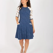 Robe Raphaëlle noire ou bleue de Infime