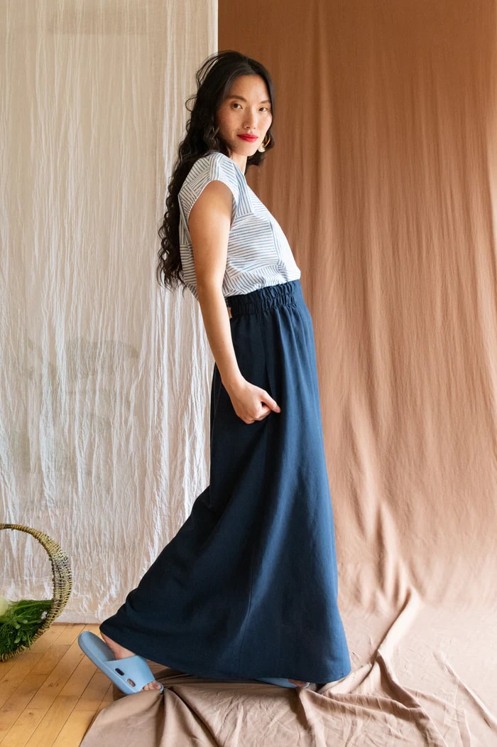 Jupe Verona indigo de Kazak