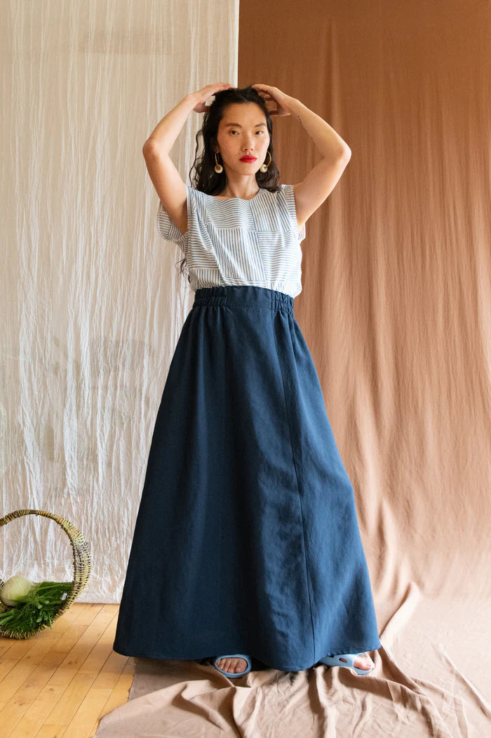 Jupe Verona indigo de Kazak