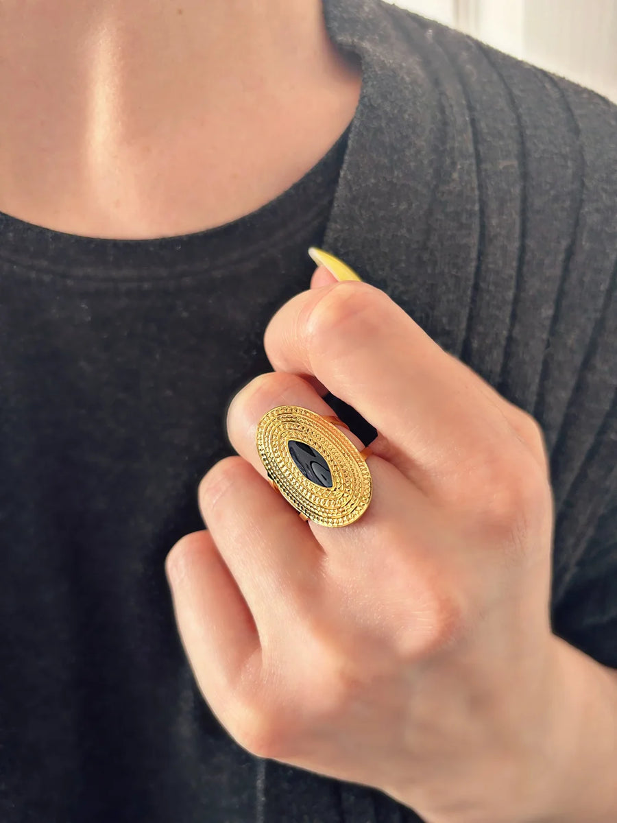 Bague Kaily dorée de Tokade