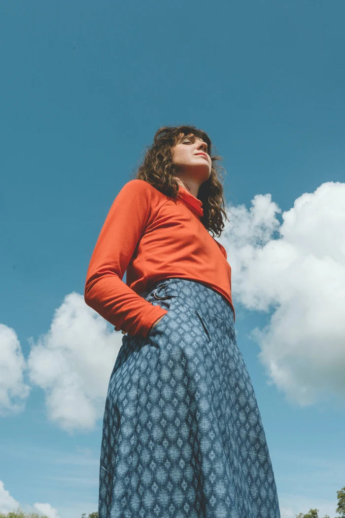 Jupe assarum ikat de Kazak
