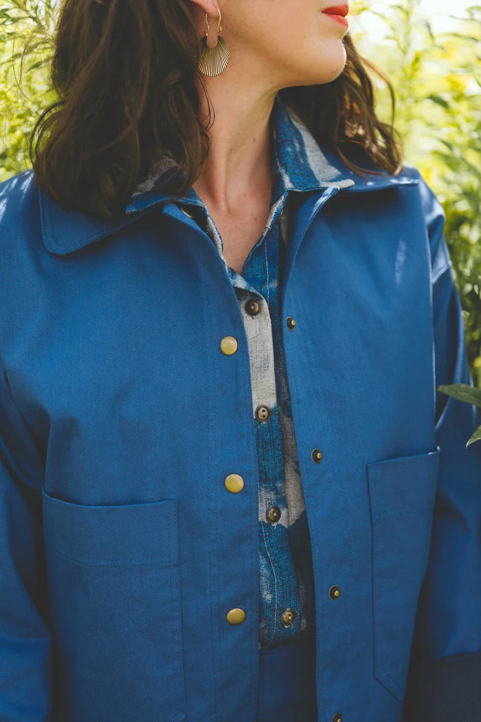 Veste Tsugas denim cobalt de Kazak