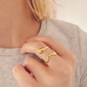 Bague Kila dorée de Tokade