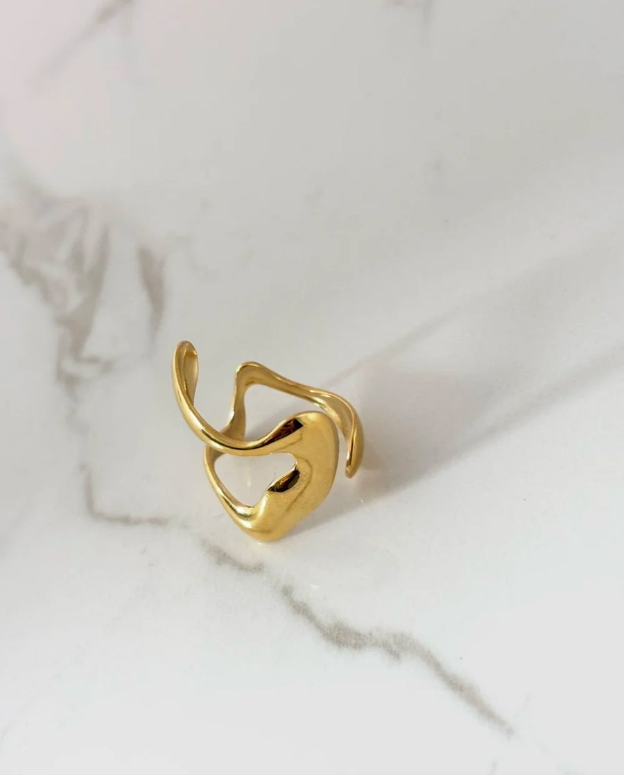 Bague Kila dorée de Tokade