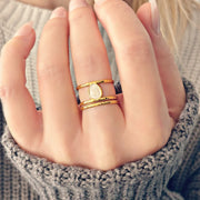 Bague Kimy dorée de Tokade
