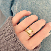 Bague Kimy dorée de Tokade