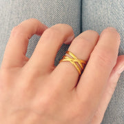 Bague Lidia dorée de Tokade
