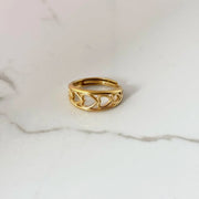 Bague Lola dorée de Tokade