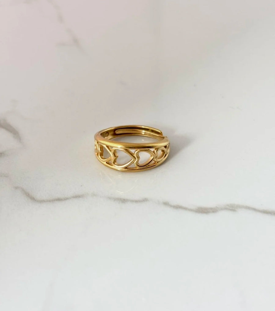 Bague Lola dorée de Tokade