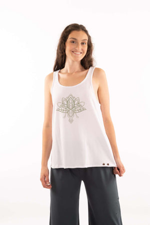 Camisole lotus blanc de 21 Tara