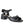 Sandales Lucie noire par Glamille