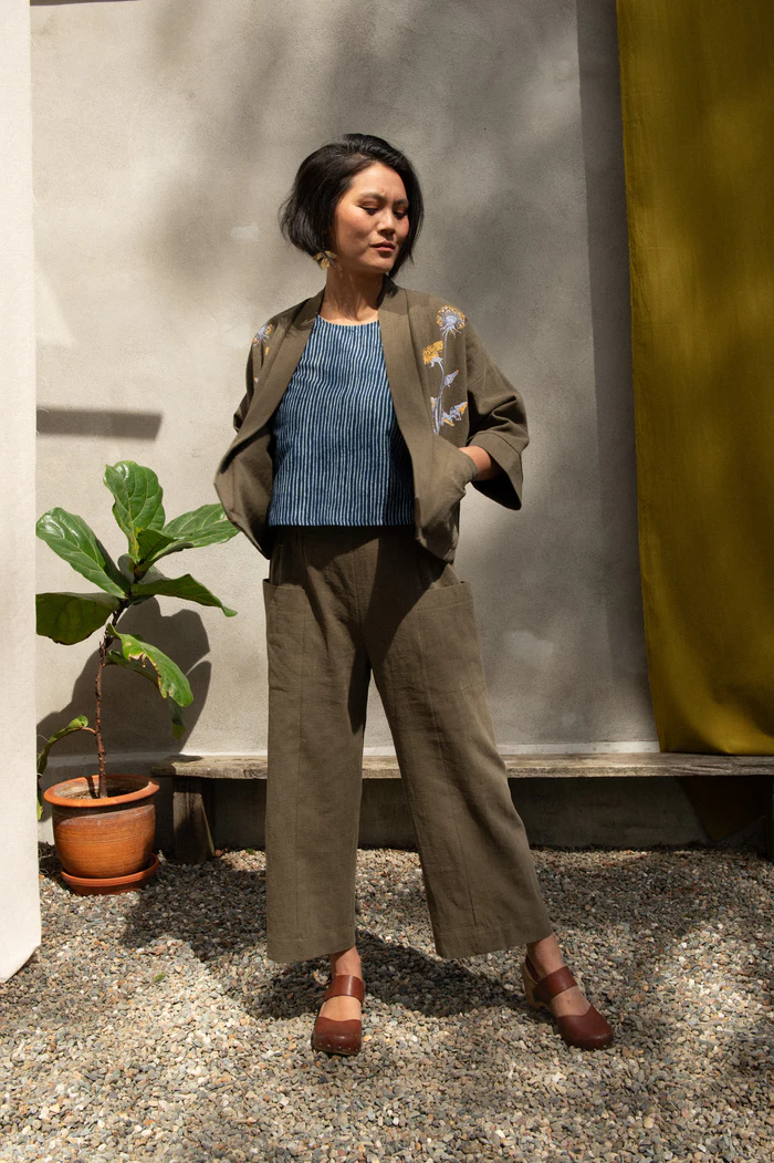 Pantalon Pétunia olive de Kazak