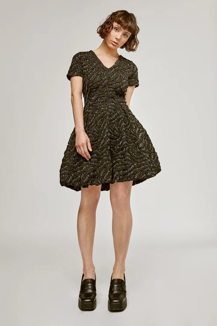 Robe Belle noir et gold de Marigold