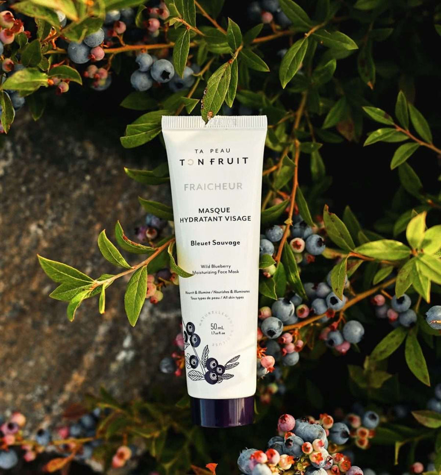 Masque hydratant fraicheur bleuets sauvages Ta peau ton fruit