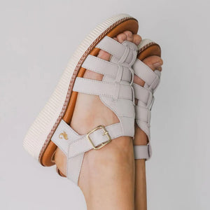 Sandale May blanche par Glamille