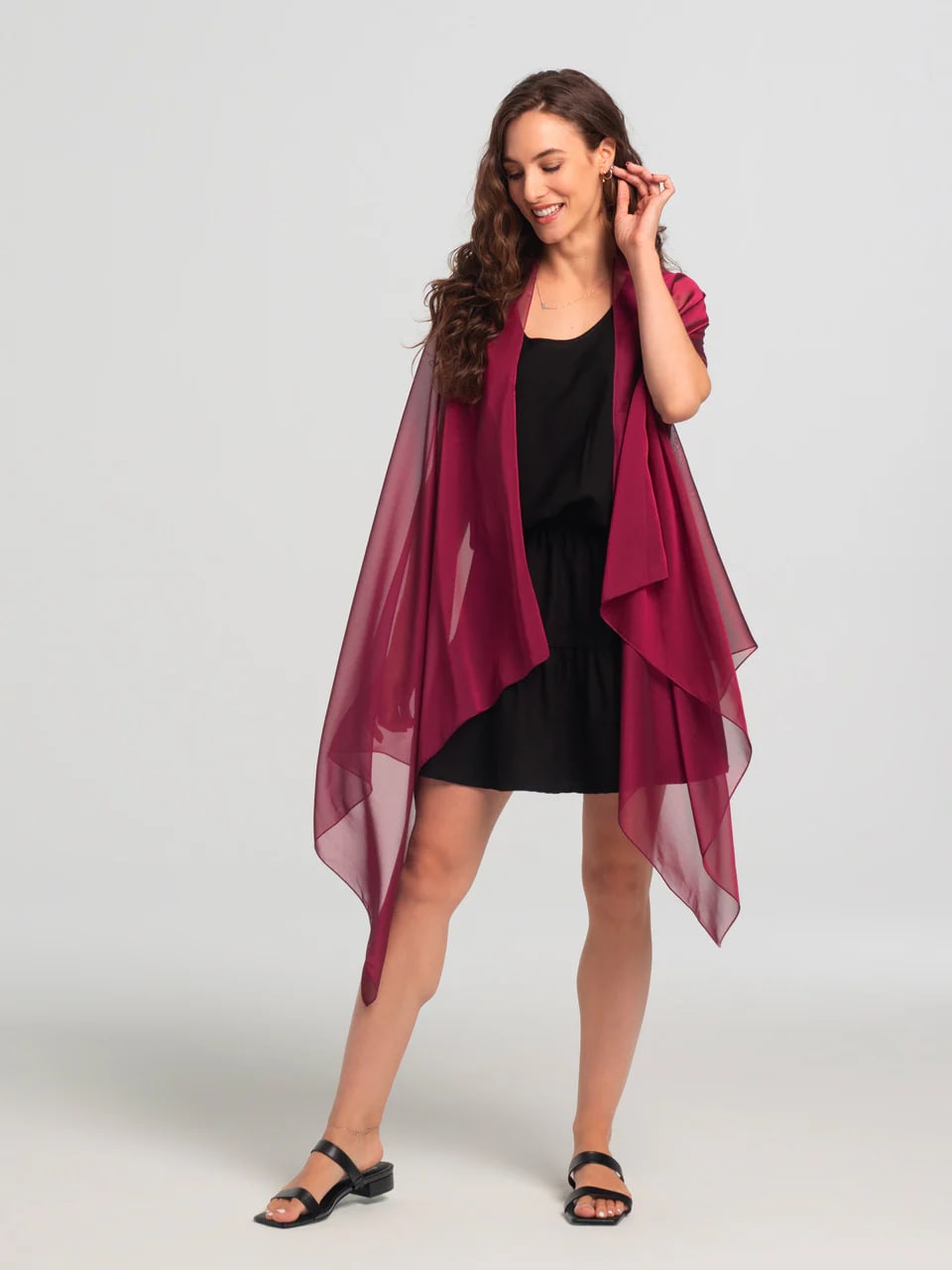 Foulard Missy bourgogne de Kollontaï