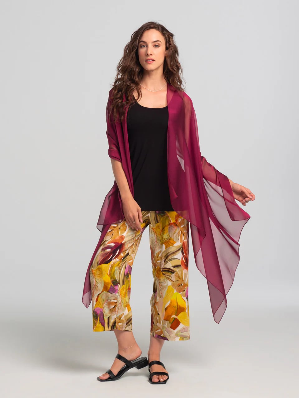 Foulard Missy bourgogne de Kollontaï