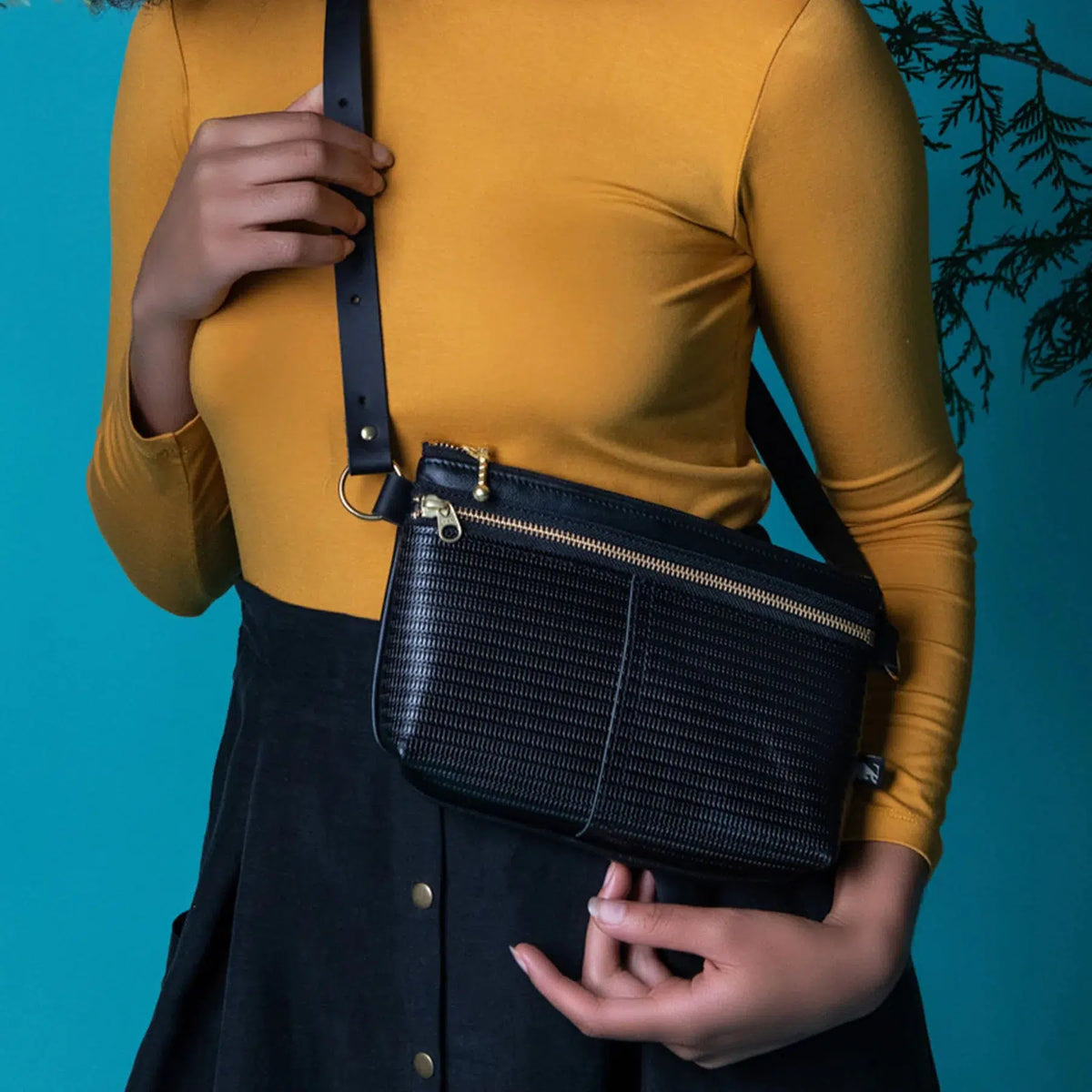 Sac Glendale noir gold de Kazak