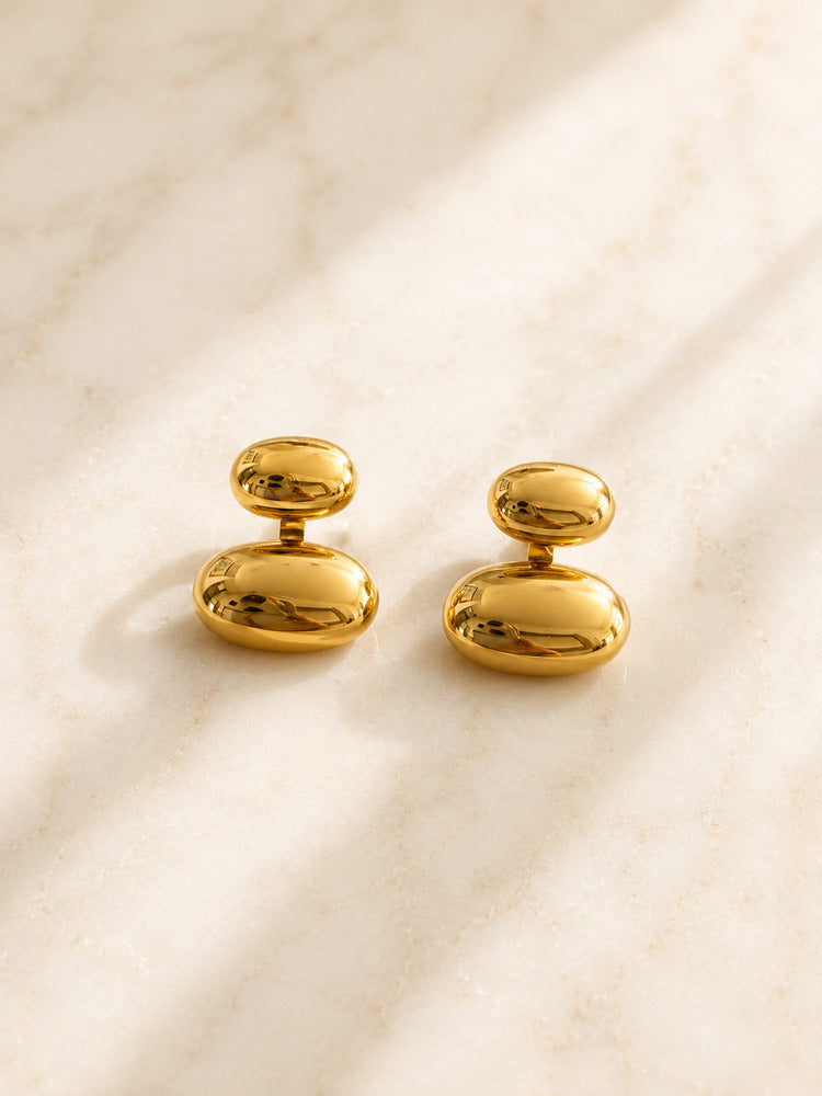 Boucles d'oreilles novan doré de Tokade