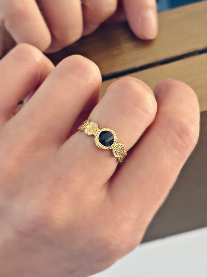 Bague Oly dorée de Tokade