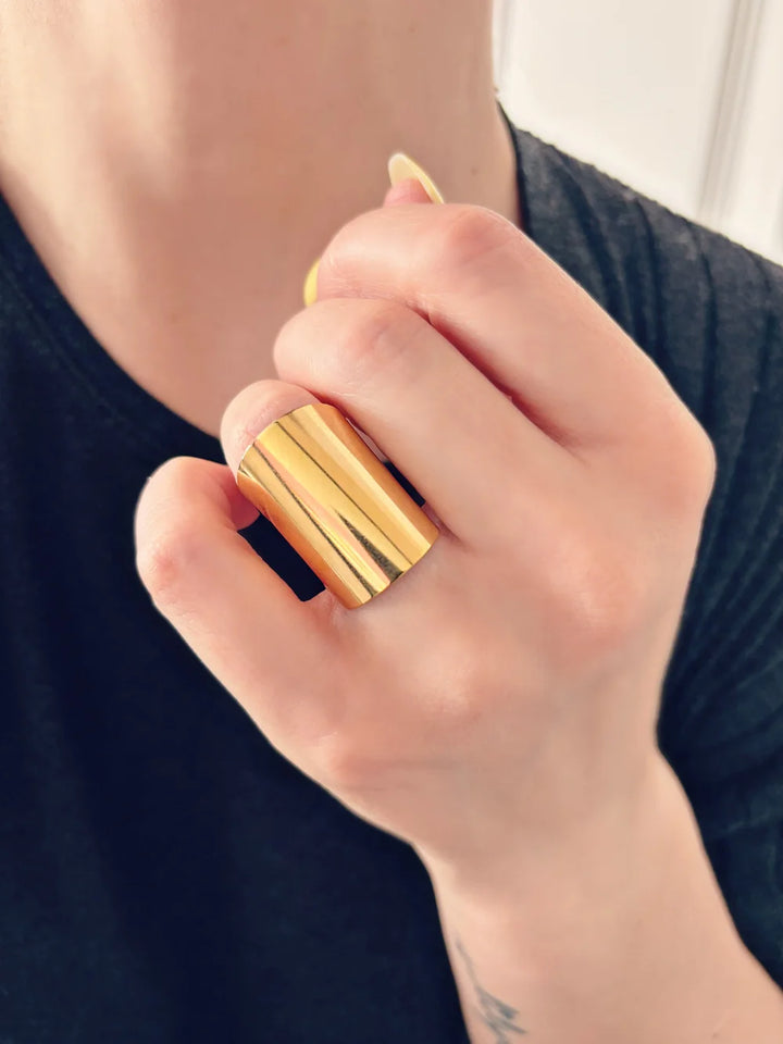 Bague Ornia dorée de Tokade