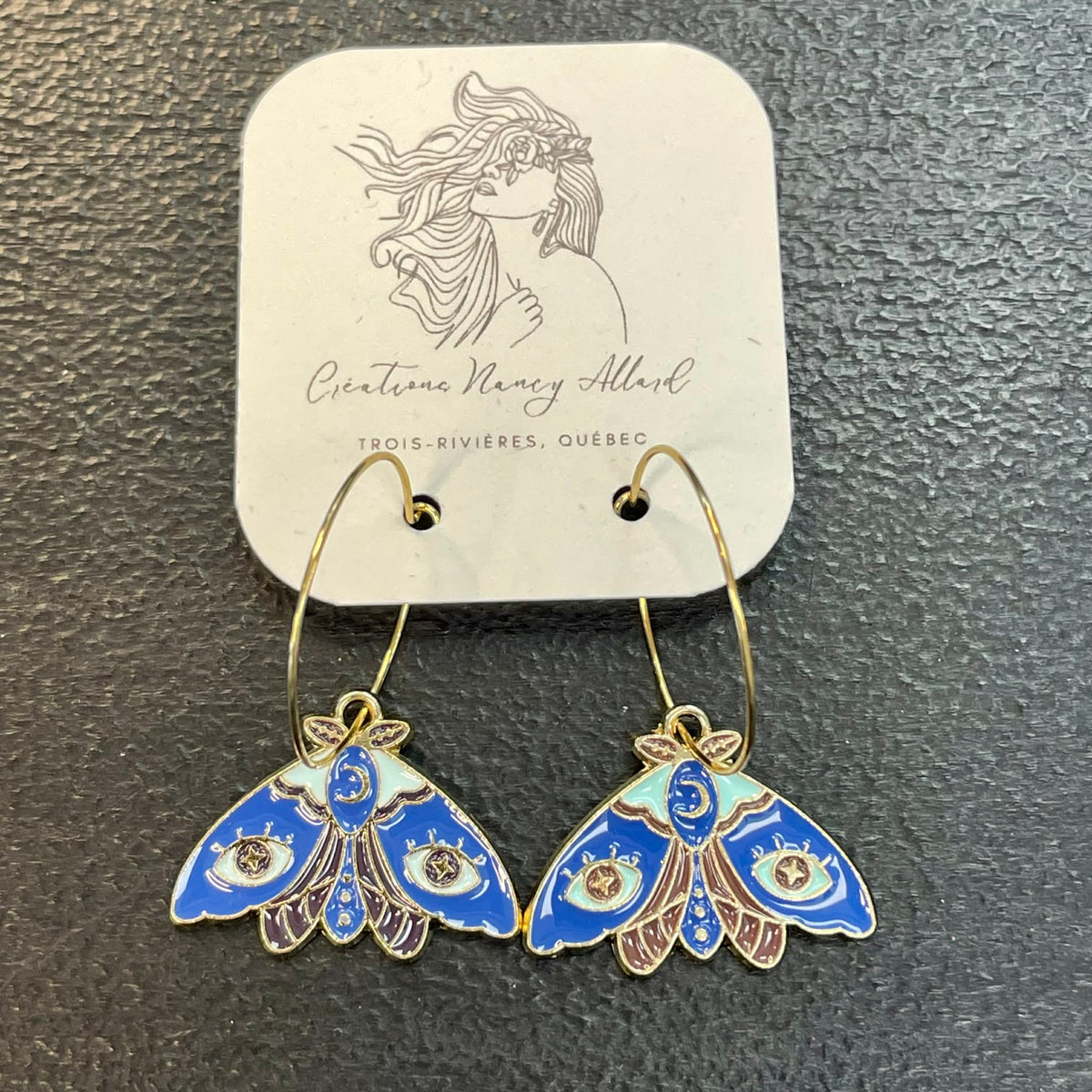 Boucles d'oreilles papillons #1 par Nancy Allard