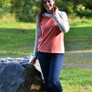 Chandail raglan  corail de APRT