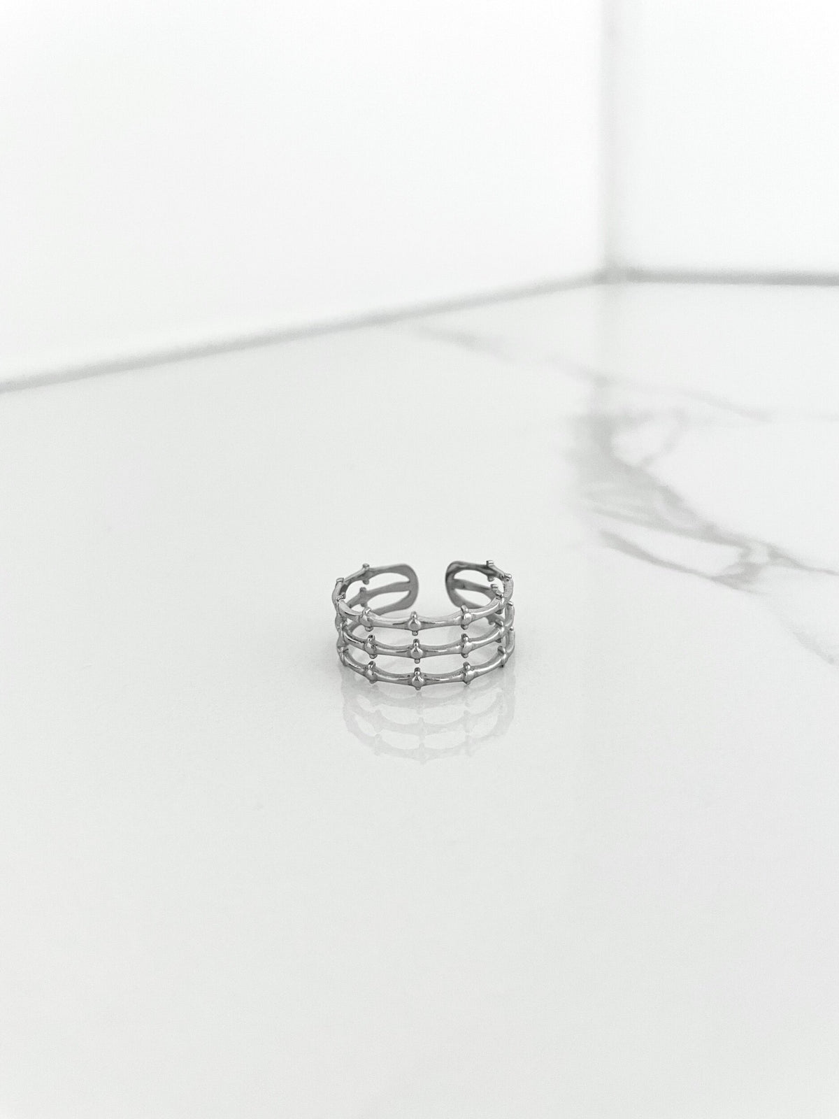 Bague Rachel Ajustable argent 925 de Tokade