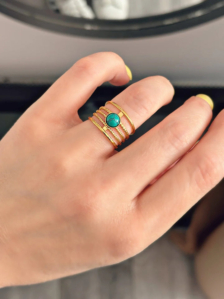 Bague Rachel dorée de Tokade