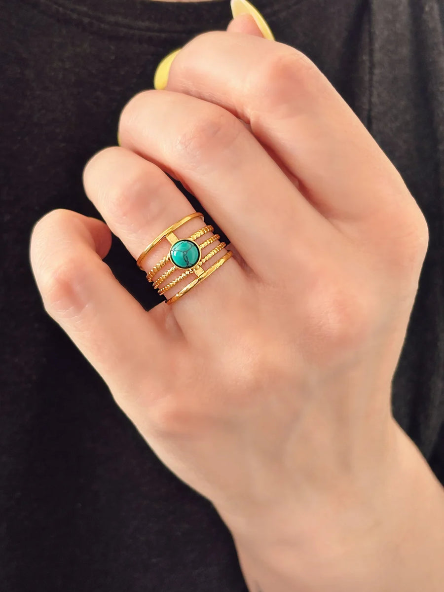 Bague Rachel dorée de Tokade