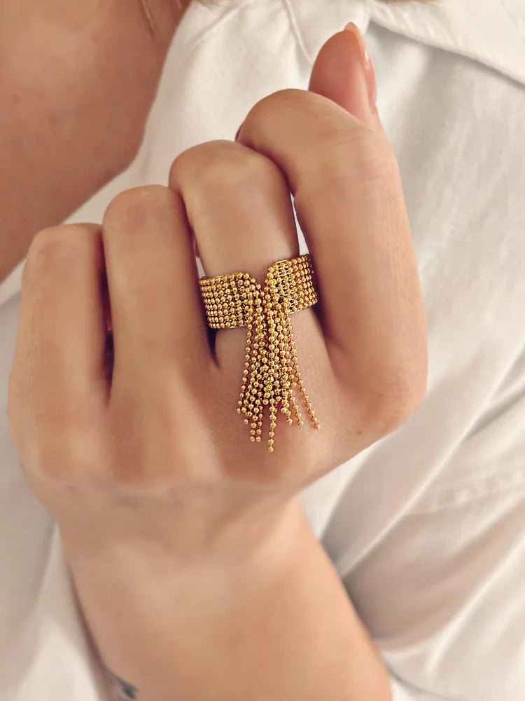 Bague renée dorée de Tokade