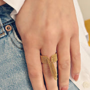 Bague renée dorée de Tokade