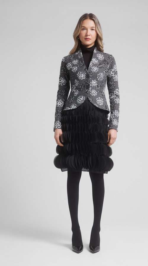 Veste pearl gris de Dinh Ba
