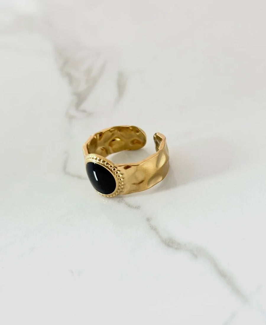 Bague Richie dorée de Tokade