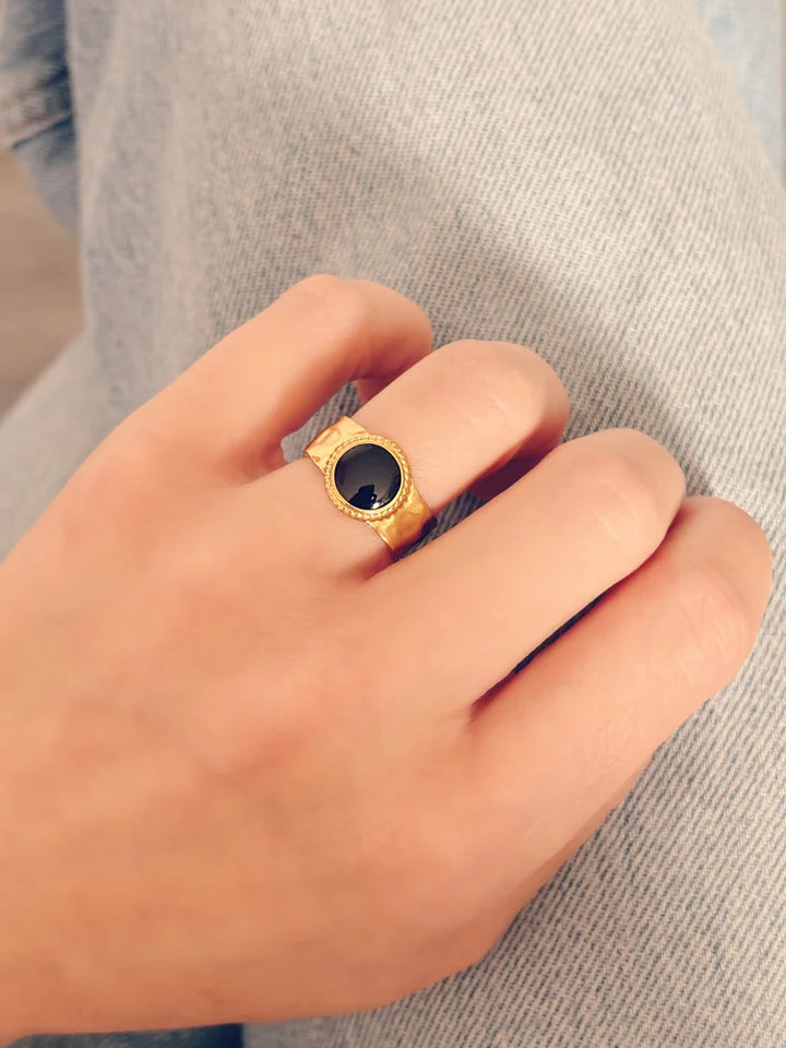 Bague Richie dorée de Tokade