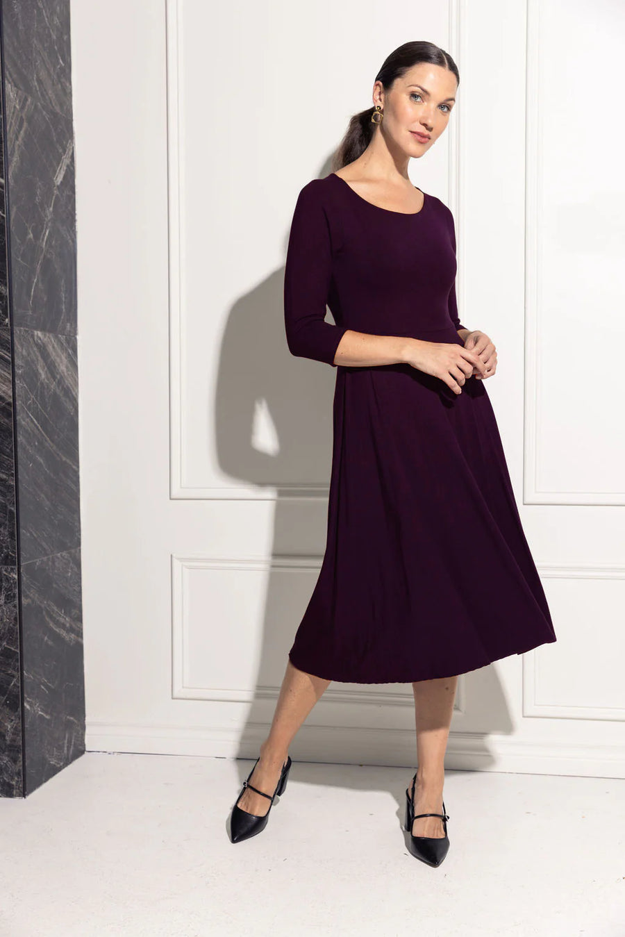 Robe Diamond noir par Cherry Bobin