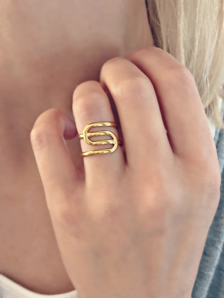 Bague Rodan dorée de Tokade