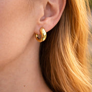 Boucles d'oreilles Ronny doré de Tokade