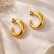 Boucles d'oreilles Ronny doré de Tokade