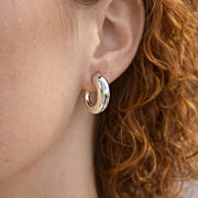 Boucles d'oreilles Ronny argent de Tokade