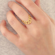 Bague Rosie dorée de Tokade