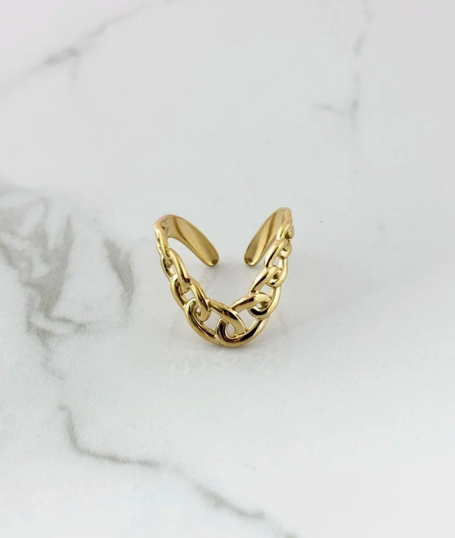 Bague Rosie dorée de Tokade